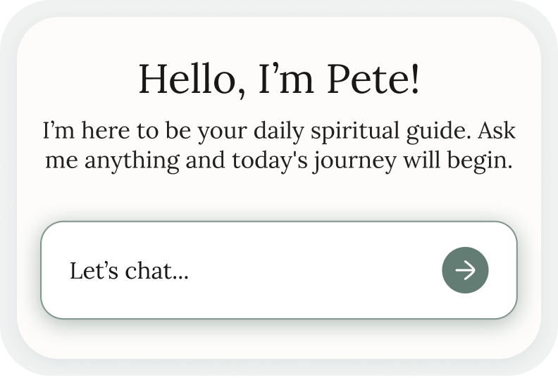 Chat with Pete